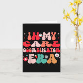 Carte Christmas Care Coordinator For Funny Men Women Kid (Fleur jaune)