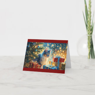 Carte Christmas Cat 2024
