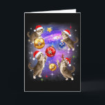 Carte Christmas Cat In Space Meowy Xmas Ornaments Kitty<br><div class="desc">Christmas Cat In Space Meowy Xmas Ornaments Kitty Lover</div>