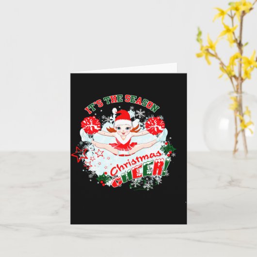 Carte Christmas Cheer  (Fleur jaune)