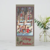 Carte Christmas Children Nativity Photocard (Debout devant)