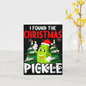Carte Christmas Ckle Lover Gift Co. I Found The Christma (Fleur jaune)