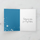 Carte Christmas Coffee With Mittens and Snowflake (Intérieur)