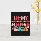 Carte Christmas Community Health Nurse Present For Funny (Fleur jaune)