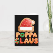 Carte Christmas Cookies Baking Ppa Claus Family Matching (Devant)