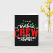Carte Christmas Crew Making Memories Together Matching F (Fleur jaune)