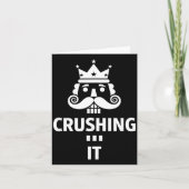 Carte Christmas Crushing It Nutcracker - Funny Retro Ugl (Devant)