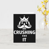 Carte Christmas Crushing It Nutcracker - Funny Retro Ugl (Fleur jaune)