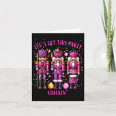 Carte Christmas Crushing It Nutcracker - Funny Retro Ugl (Devant)