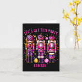 Carte Christmas Crushing It Nutcracker - Funny Retro Ugl (Fleur jaune)