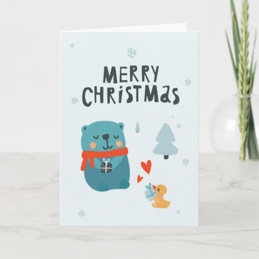 Carte Christmas Cute (Devant)