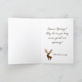 Carte Christmas deer (Intérieur)