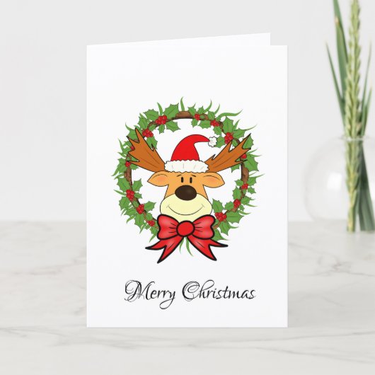 Carte Christmas deer (Devant)