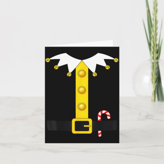 Carte Christmas Elf Costume (Devant)