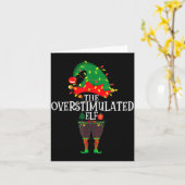 Carte Christmas Elf Family Matching Group The Elf Overst (Fleur jaune)