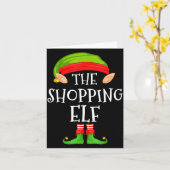 Carte Christmas Elf Matching Family Pajama, The Shopng E (Fleur jaune)