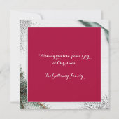 Carte Christmas Elves Ho Ho Ho Parties scintillant Fun F (Dos)