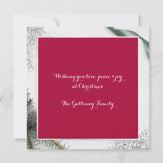 Carte Christmas Elves Ho Ho Ho Parties scintillant Fun F (Dos)