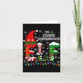 Carte Christmas Family Matching Pajamas Chaos Coordinato (Devant)