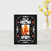 Carte Christmas Fir Tree With Bourbon Ugly Xmas Bourbon (Fleur jaune)