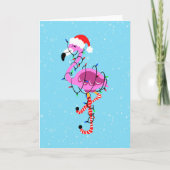 Carte Christmas Flamingo (Devant)
