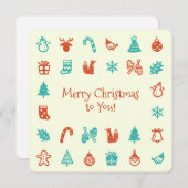 Carte Christmas gathering card (Devant / Derrière)