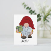 Carte Christmas Gnome (Debout devant)