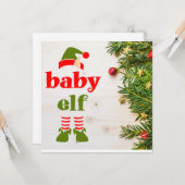 Carte Christmas Godmère Proposition Petit Elfe (Devant/Arrière en situation)