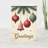 Carte Christmas Greetings Card (Devant)