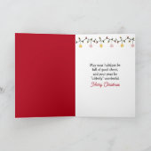 Carte Christmas Hereford Cow and Calf (Intérieur)