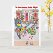 Carte Christmas Holiday Card (Fleur jaune)