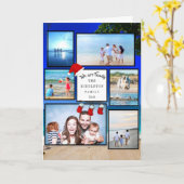 Carte Christmas Holiday Photo Collage Beach (Fleur jaune)