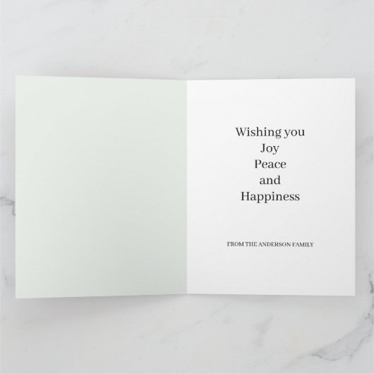 Carte Christmas Holly (Intérieur)