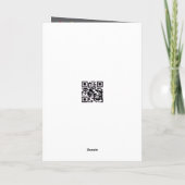 Carte Christmas Horses Running Through a Snowy Forest (Dos)