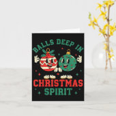 Carte Christmas Humor Deep In Christmas Srit  (Fleur jaune)