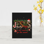 Carte Christmas Jesus Is The Reason For Season Xmas Chri (Fleur jaune)