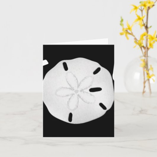 Carte Christmas Joy Sand Dollar T Shirt (Fleur jaune)