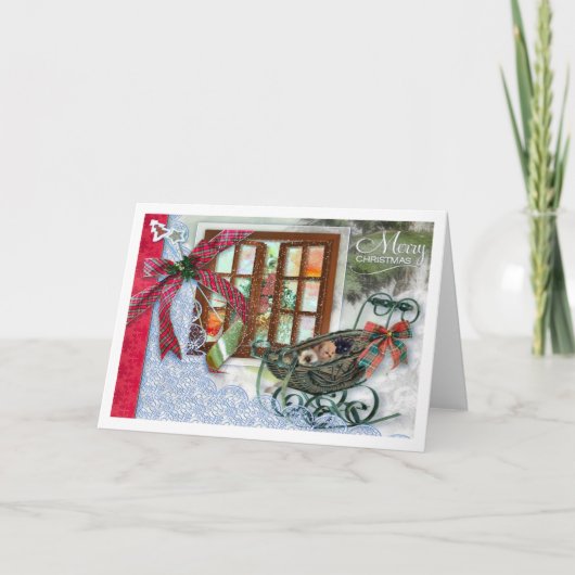 Carte Christmas Kittens (Devant)