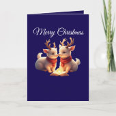 Carte Christmas lamb Folded Greeting Card (Devant)