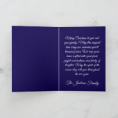 Carte Christmas lamb Folded Greeting Card (Intérieur)