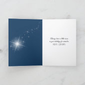 Carte Christmas Lamb Watching the Nativity Scene (Intérieur)