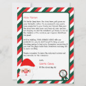 Carte Christmas Letter From Santa Claus to Children (Devant)