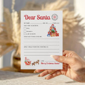 Carte Christmas Letter From Santa Kids Santa Printable