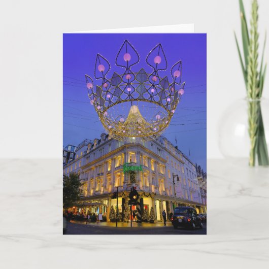 Carte Christmas Lights, Bond Street, Londres Royaume-Uni (Devant)