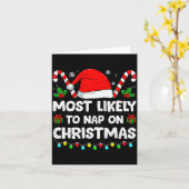 Carte Christmas Likely Nap On Christmas Family Xmas Paja (Fleur jaune)