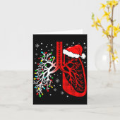 Carte Christmas Lung Lights Resratory Therast Holiday (Fleur jaune)