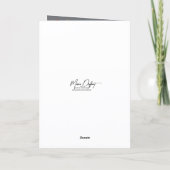 Carte Christmas Moose Wearing an Ugly Sweater (Dos)