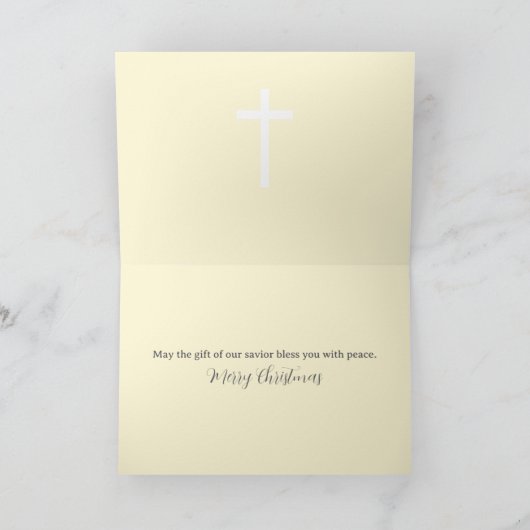 Carte Christmas Nativity Scripture Isaiah Bethlehem (Intérieur)