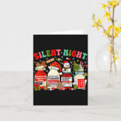 Carte Christmas Nurse Funny Peppermint Mocha Profol Er E (Fleur jaune)