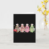 Carte Christmas Nurse Tree Cake Emergency Christmas Rn E (Fleur jaune)